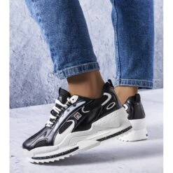 PA1 Baskets Compensées Noires Germain Le Noir