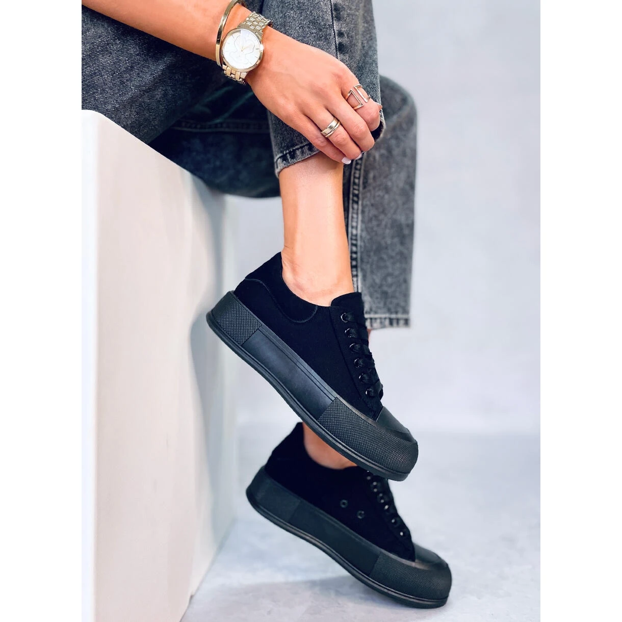 PA1 Baskets De Takao Allblack Le Noir – Image 2