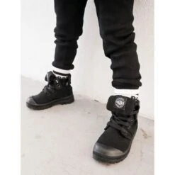 PA1 Baskets Montantes Enfant Noir Tobby Le Noir