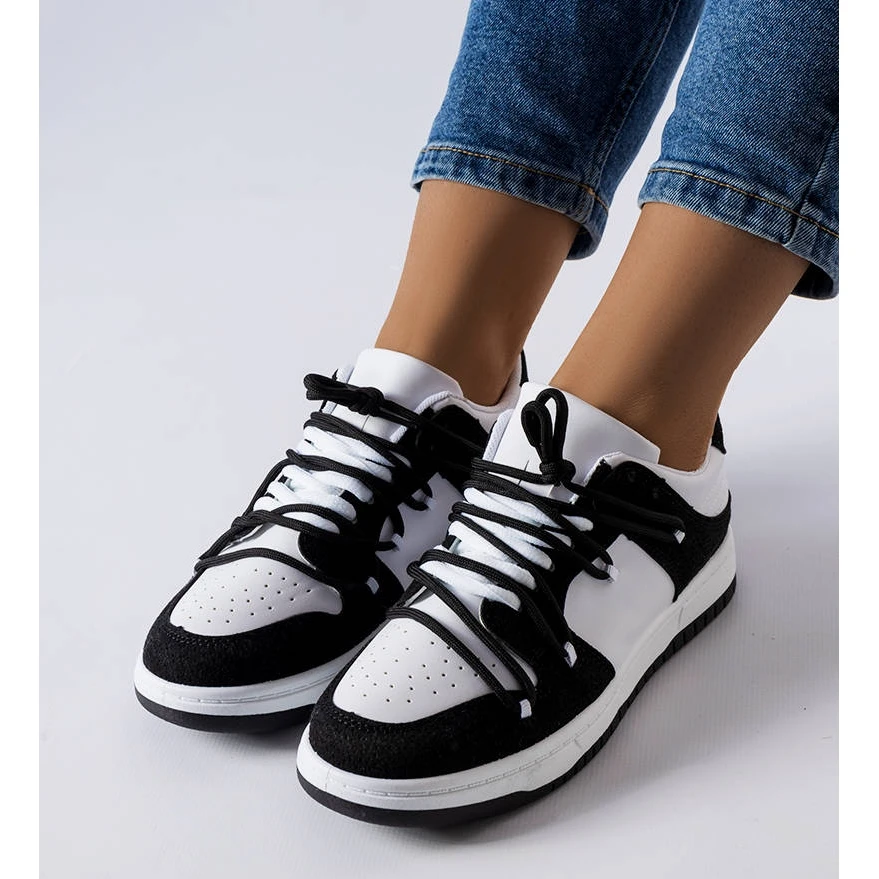 PA1 Baskets Noires De Hila Blanche