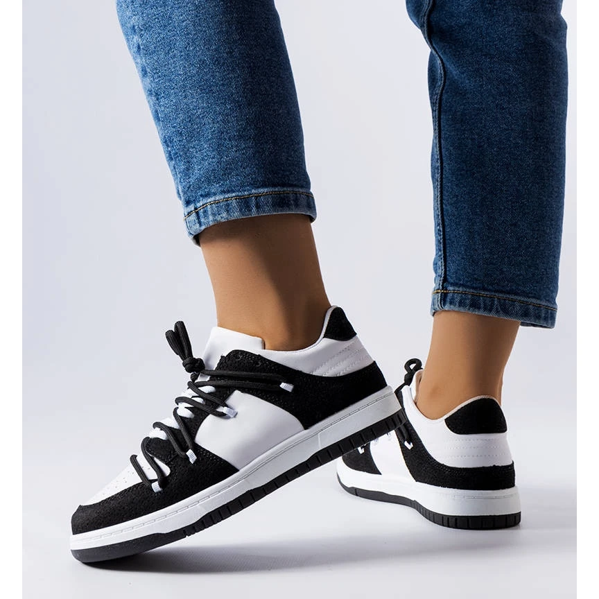 PA1 Baskets Noires De Hila Blanche – Image 2