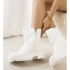 PA1 Bottes De Neige Blanches Pour Femmes De Veronis