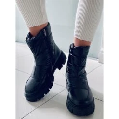 PA1 Bottes De Neige Isolées Milan Noir Le Noir