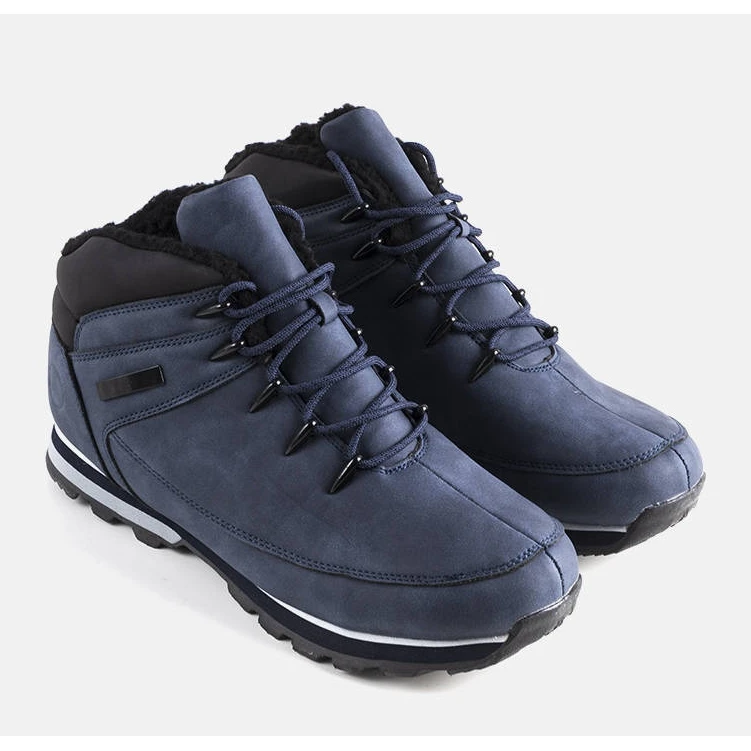 PA1 Bottes Isolées Bleu Marine De Jemma