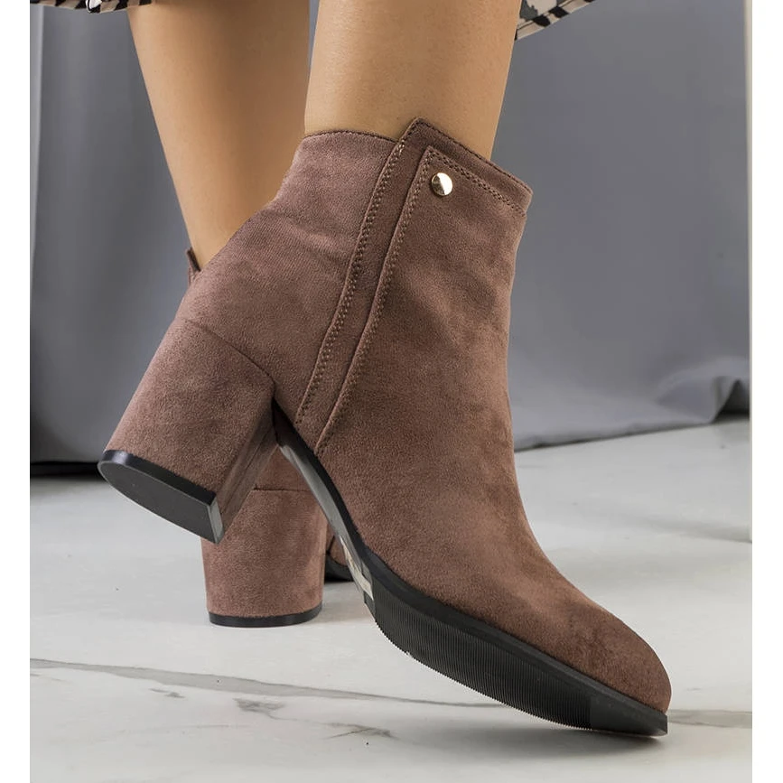 PA1 Bottes Isolées Marron Fassa Brun – Image 2