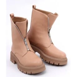 PA1 Bottes Militaires Laura Camel Beige