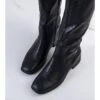 PA1 Bottes Noires Avec Gaufrage Maximus Le Noir