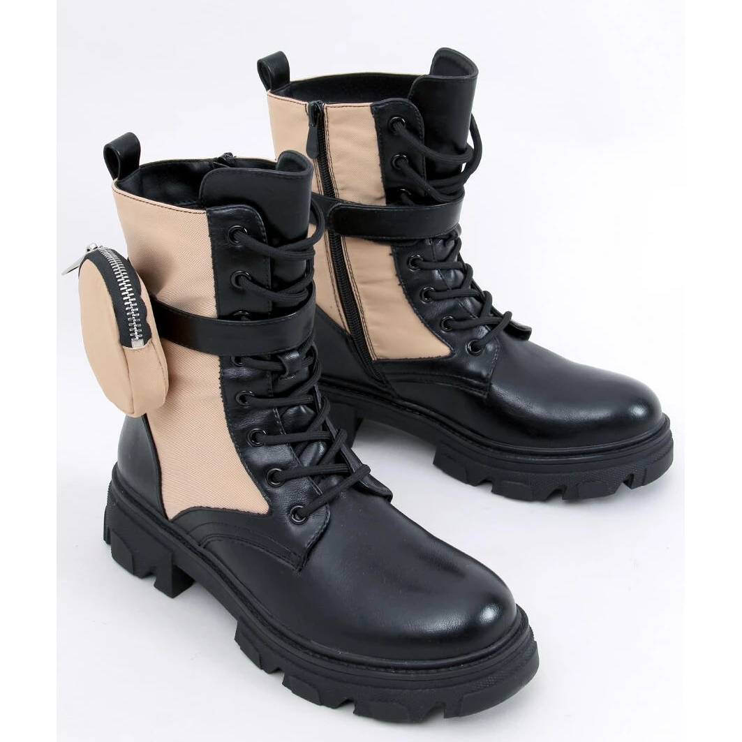 PA1 Bottines à Lacets Victor Beige Le Noir – Image 5