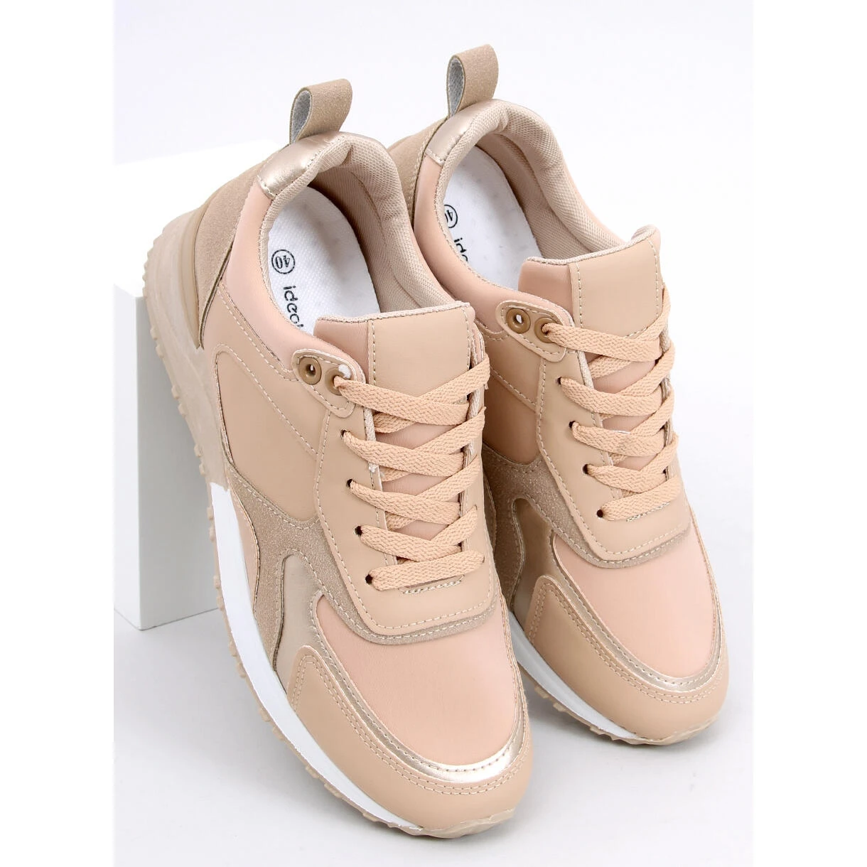 PA1 Chaussures De Sport Femme Midge Kaki Beige – Image 4