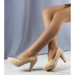 PA1 Escarpins Beiges à Talons Freya