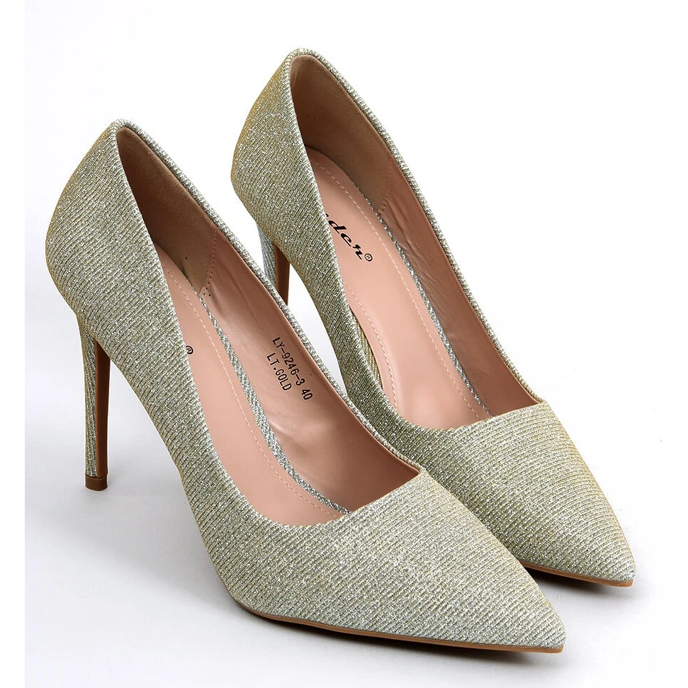 PA1 Escarpins Femme Anabelle LT.GOLD Opalescents D'or – Image 4