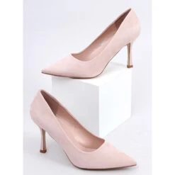 PA1 Escarpins Femme En Daim Giorgia Beige