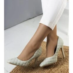 PA1 Escarpins Nadelia Matelassés Verts