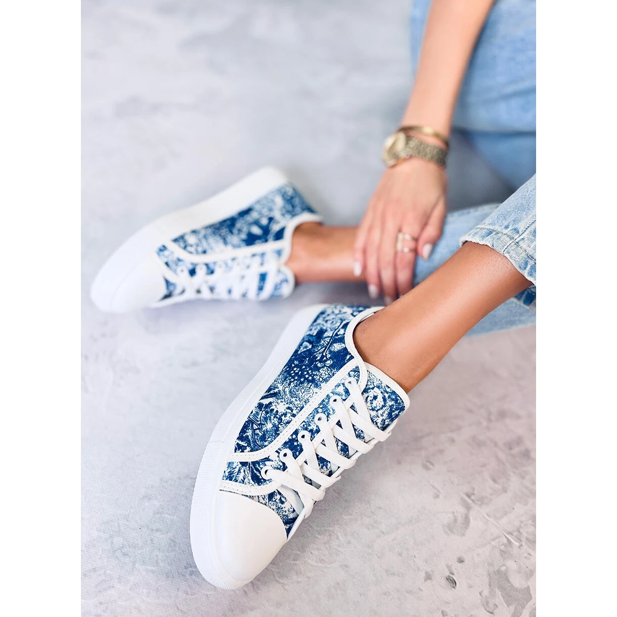 PA1 Espadrilles Evert Bleues Pour Femmes – Image 3