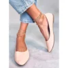 PA1 Junri Nude Ballerines Chaîne Rose