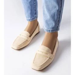 PA1 Mocassins En éco-daim Beige Meilleur