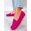 PA1 Mocassins Femme En Daim Anaya Fuchsia Rose
