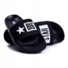 Pantoufles Big Star Noires Pour Enfants Et Adolescents DD374150 Le Noir