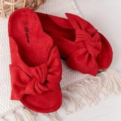 PB2 Tongs Little Wendy Rouges Pour Enfants