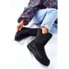PE1 Bottes De Neige Chaudes Noires Winessa High Le Noir
