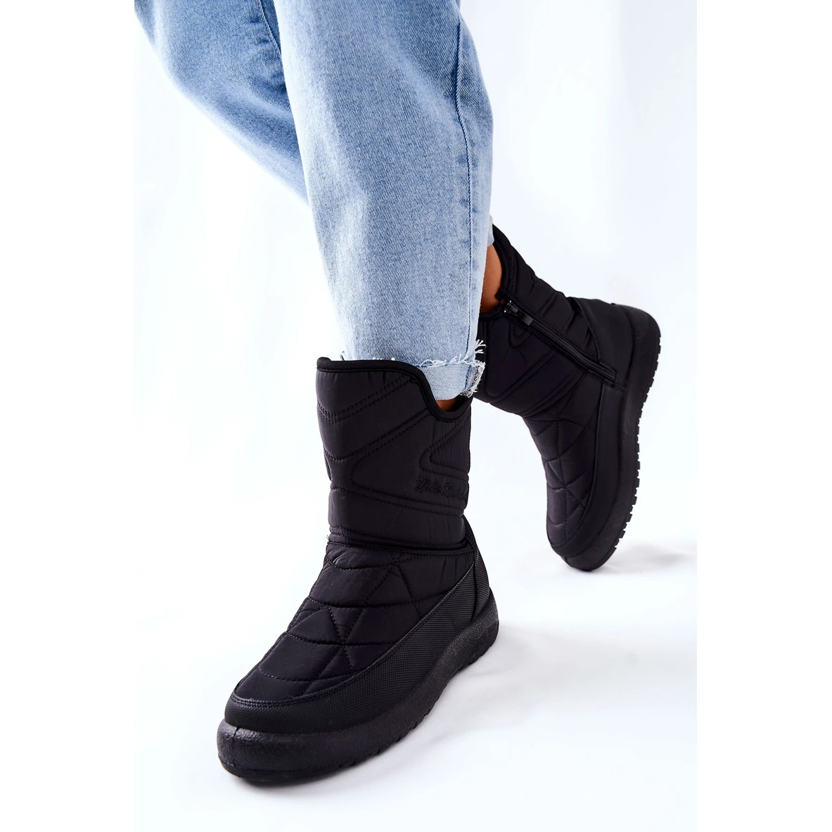 PE1 Bottes De Neige Chaudes Noires Winessa High Le Noir – Image 4