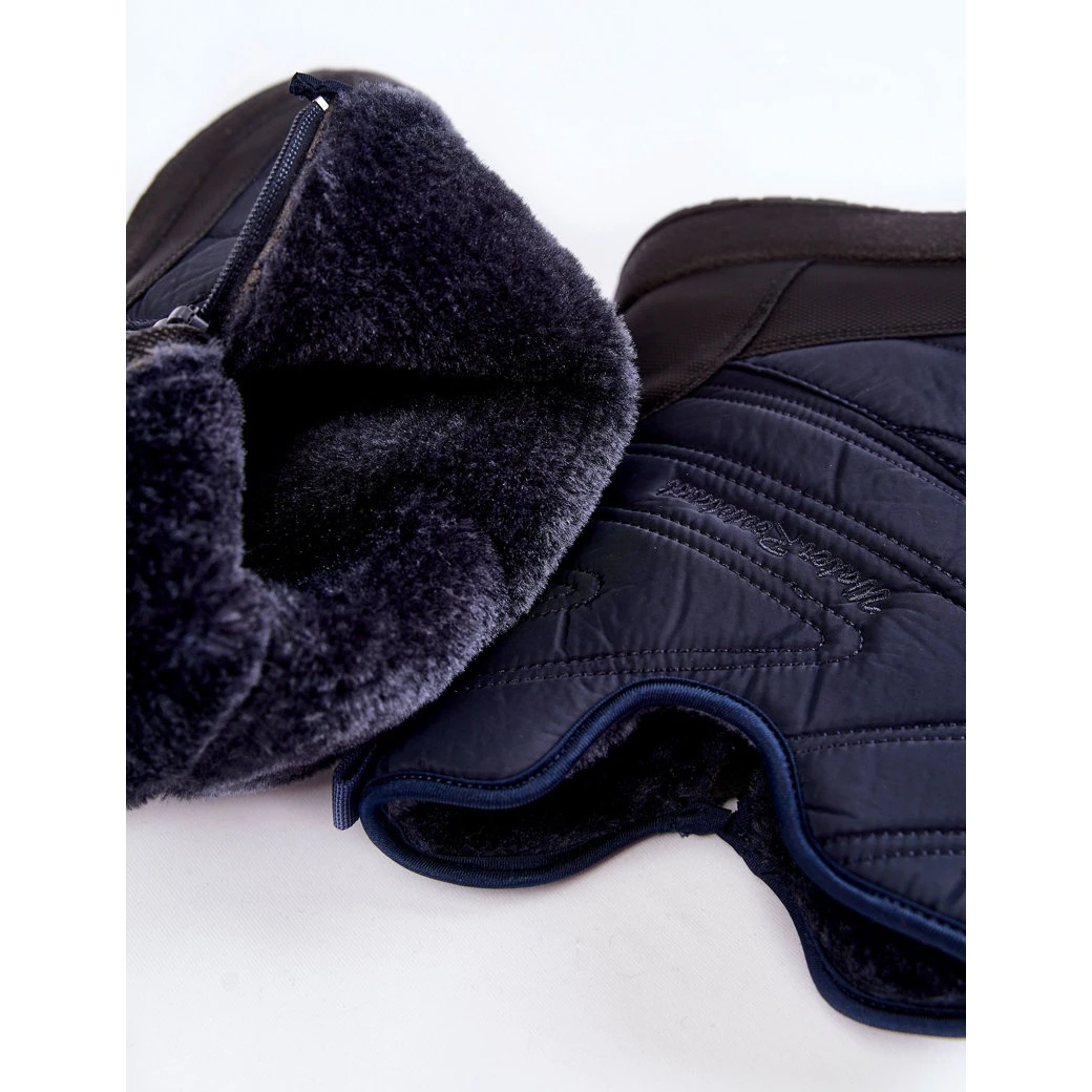 PE1 Bottes De Neige Winessa High Warm Bleu Marine – Image 7