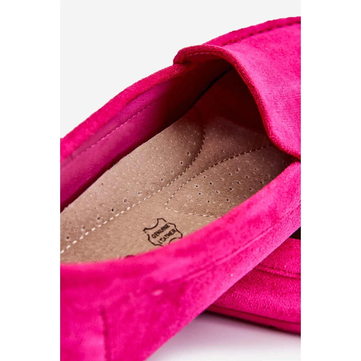PE1 Mocassins Femme Daim Fuchsia Morreno Rose – Image 2