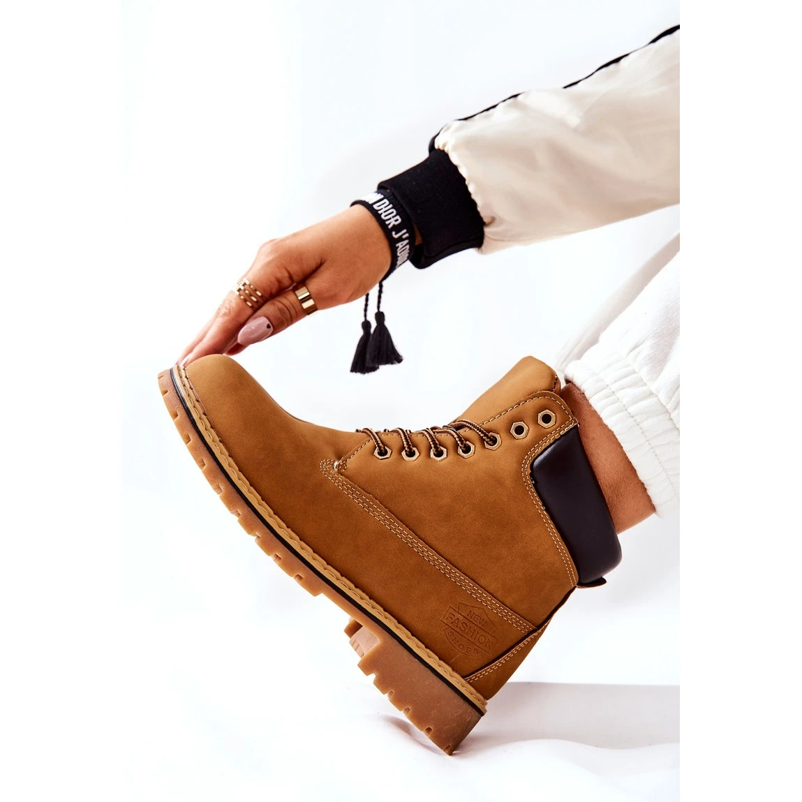 PH1 Trappers Femme Warm Beige Foncé Crush Brun Brun – Image 2