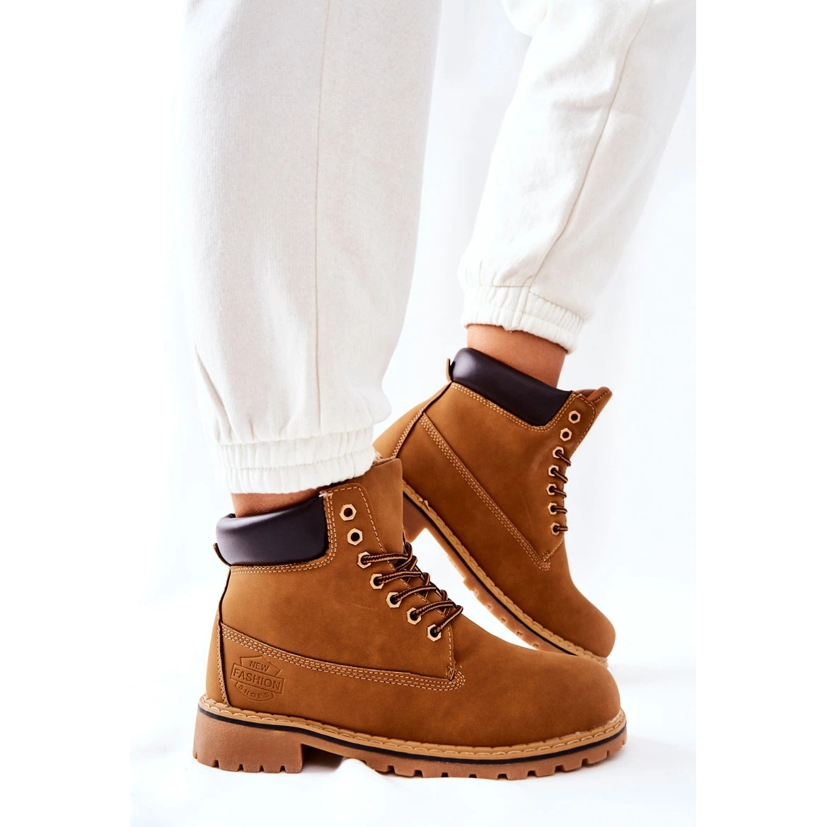 PH1 Trappers Femme Warm Beige Foncé Crush Brun Brun – Image 4