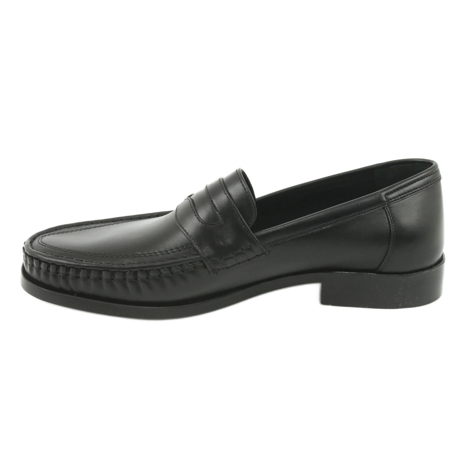 Pilbut Mocassins En Cuir Morello Noir Le Noir – Image 2
