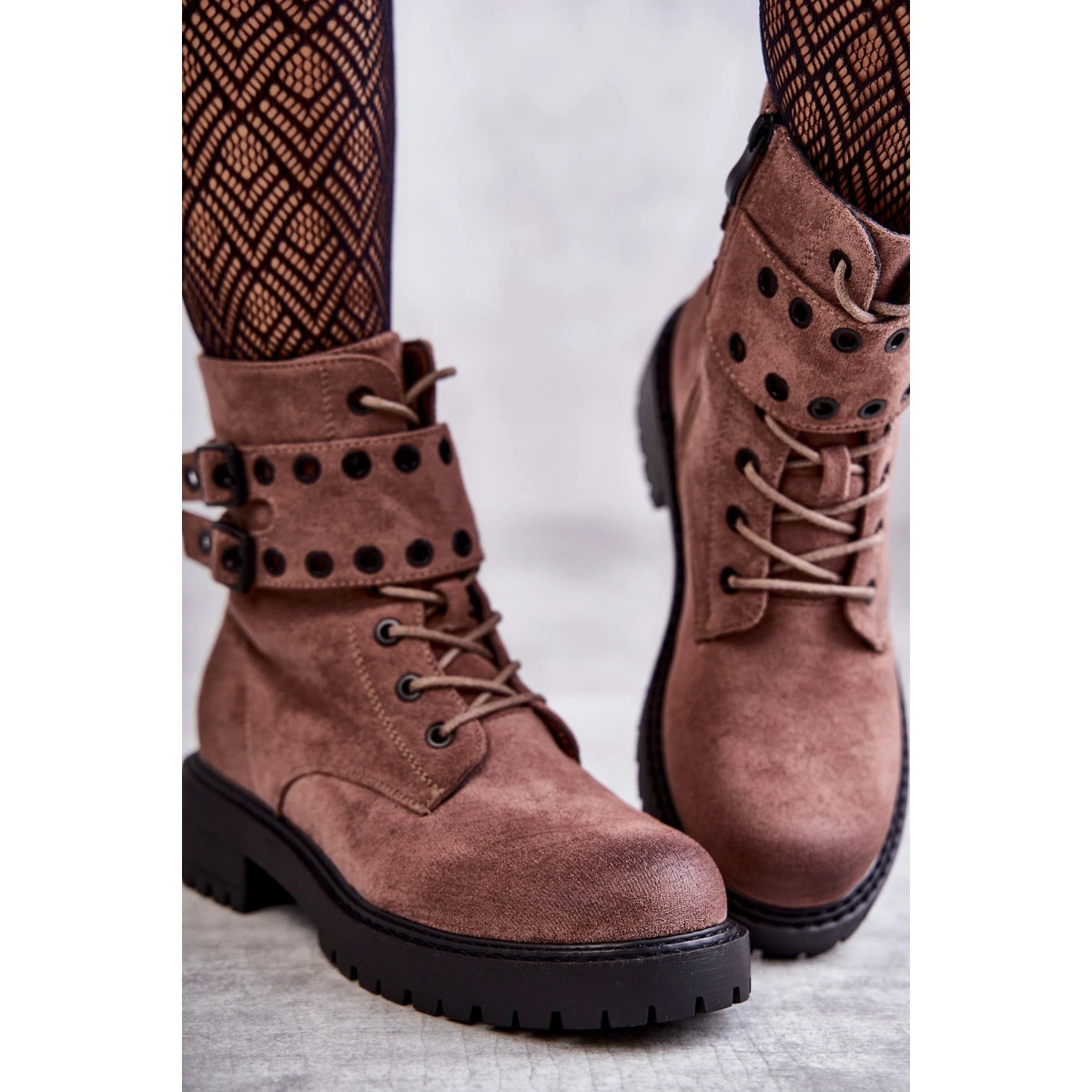 PJ1 Bottes Chaudes En Daim Pour Femme Marron Clair Argent Brun – Image 4