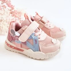 PJ2 Chaussures De Sport Enfant En Toile Rose Nathine