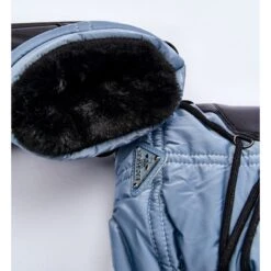 PM1 Bottes De Neige à Lacets à La Mode Pour Femmes Bleu Carrios