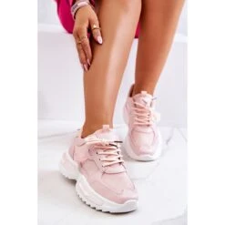 PM1 Chaussures Sport Baskets Mesh Rose Zoomey