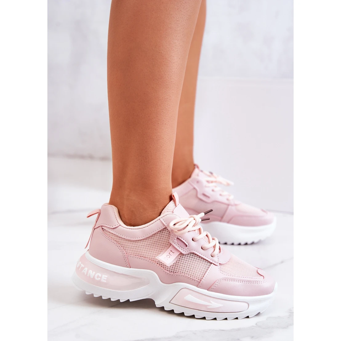 PM1 Chaussures Sport Baskets Mesh Rose Zoomey – Image 5