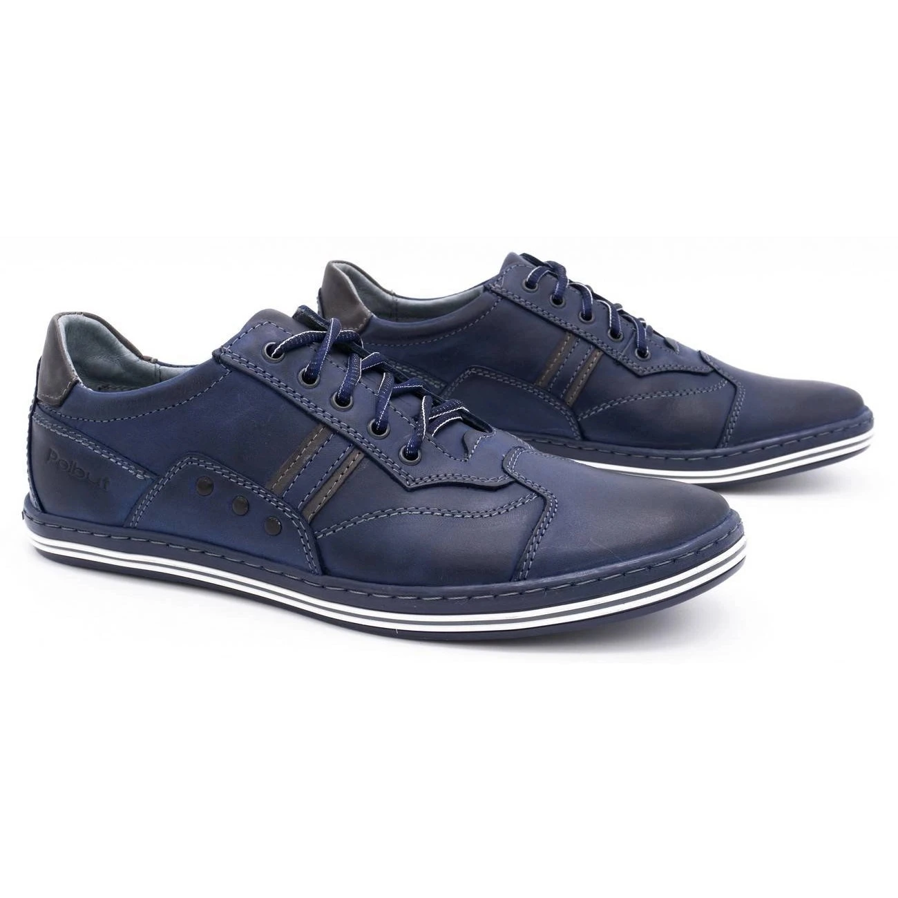 Polbut 1801 Chaussures Décontractées Bleu Marine Pour Hommes – Image 2