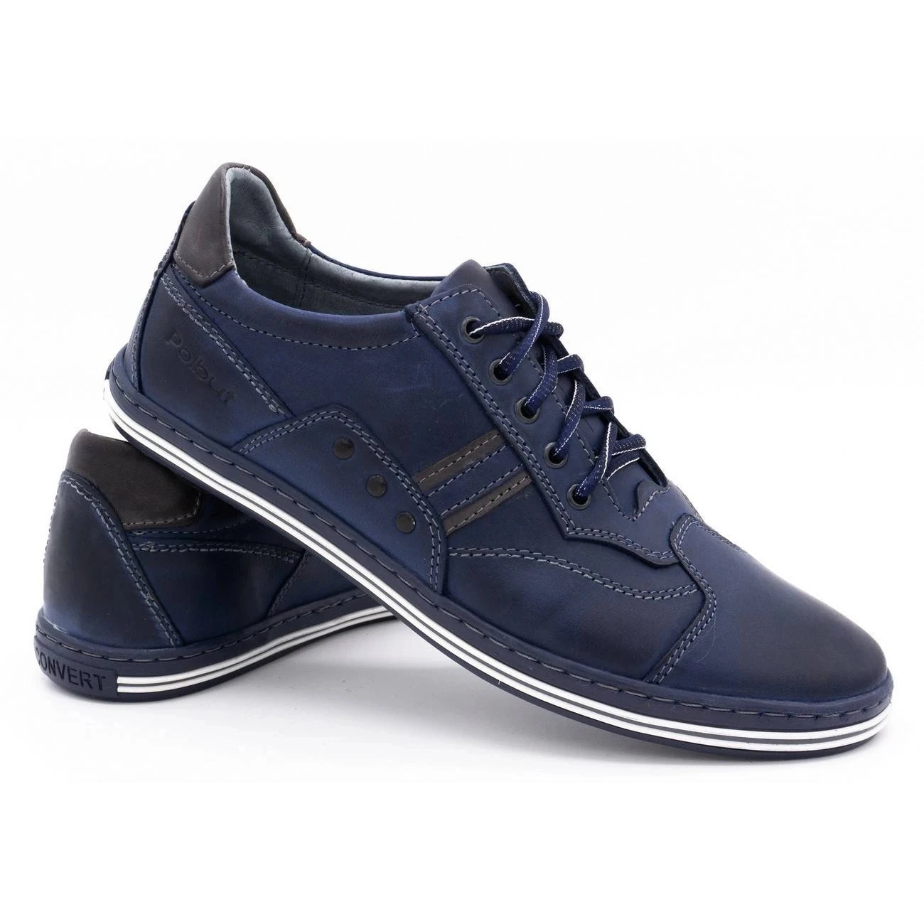 Polbut 1801 Chaussures Décontractées Bleu Marine Pour Hommes – Image 4
