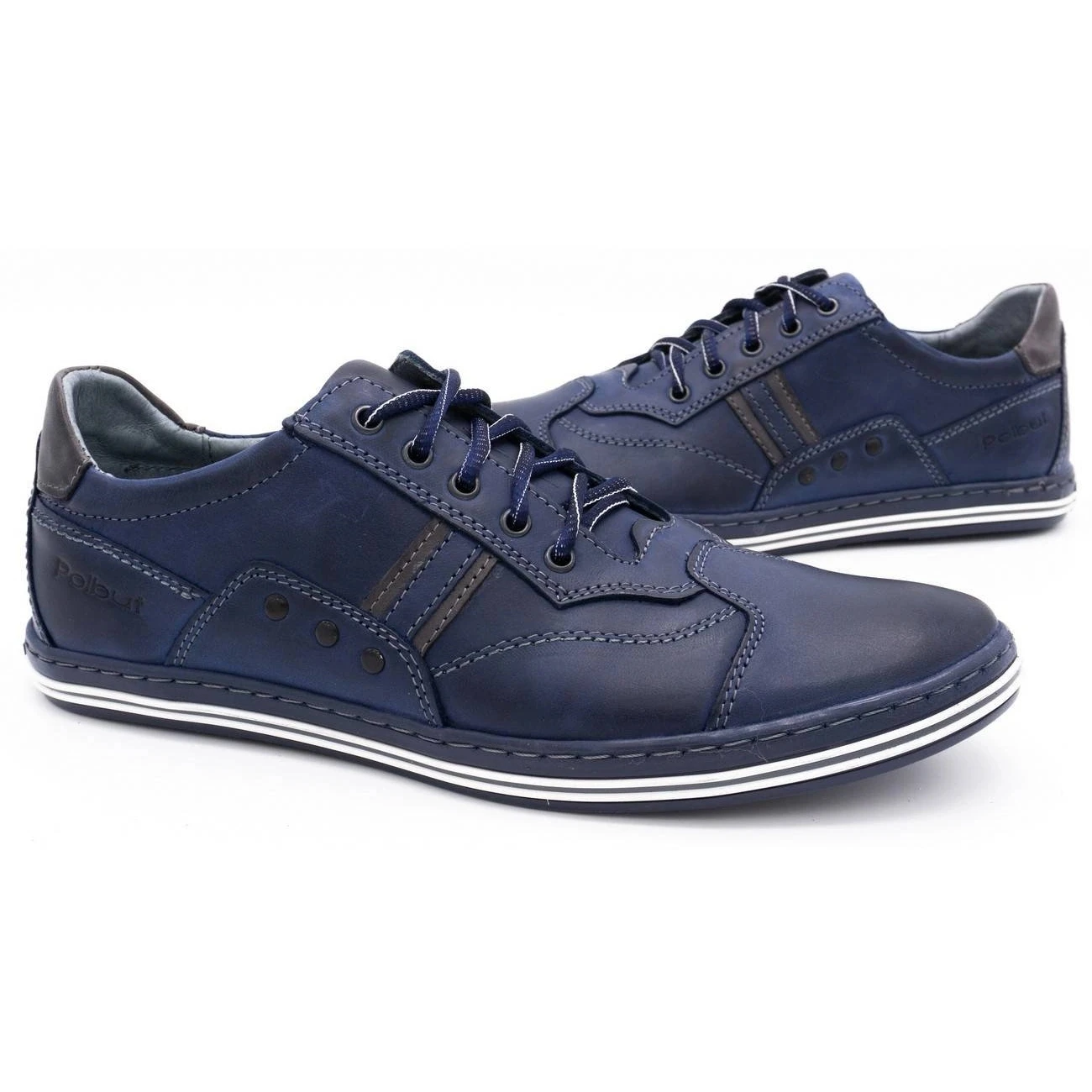 Polbut 1801 Chaussures Décontractées Bleu Marine Pour Hommes – Image 5