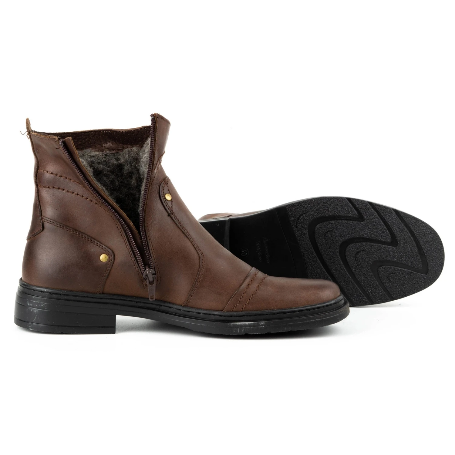 Polbut Bottines Chelsea Hiver Homme 252 Marron Brun – Image 4