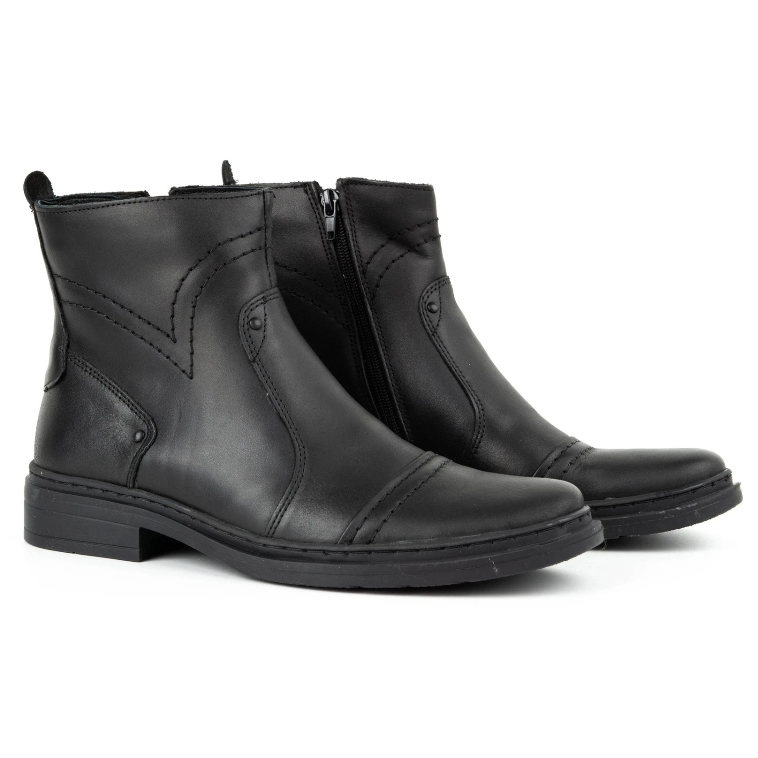 Polbut Bottines Chelsea Hiver Homme 252 Noir Le Noir – Image 3
