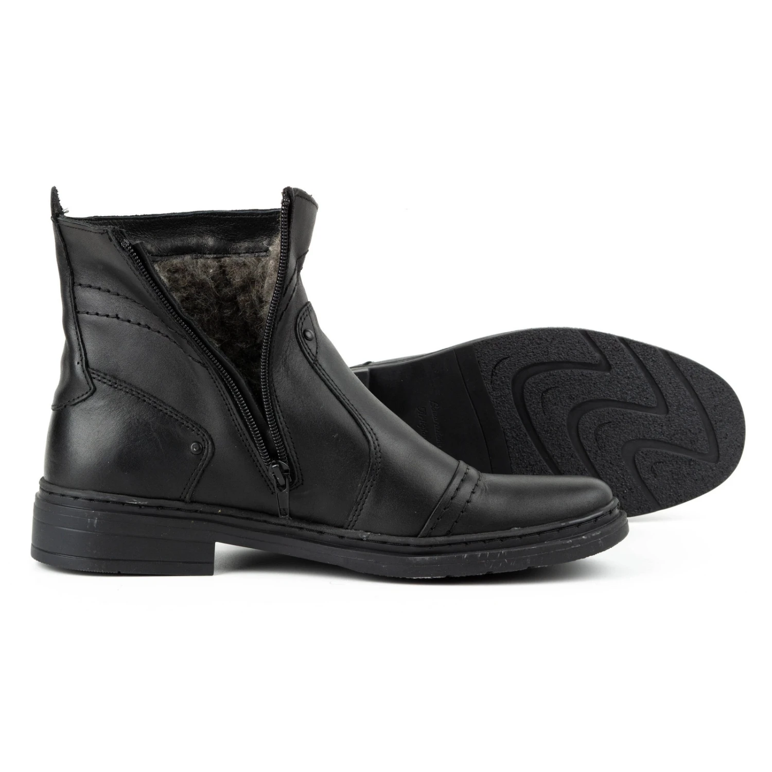 Polbut Bottines Chelsea Hiver Homme 252 Noir Le Noir – Image 5