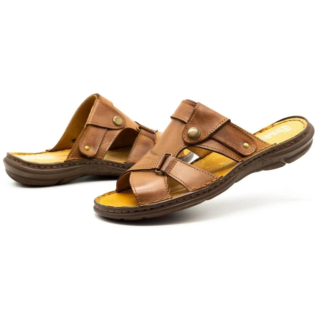 Polbut Chaussons Homme 024 Camel Brun – Image 10