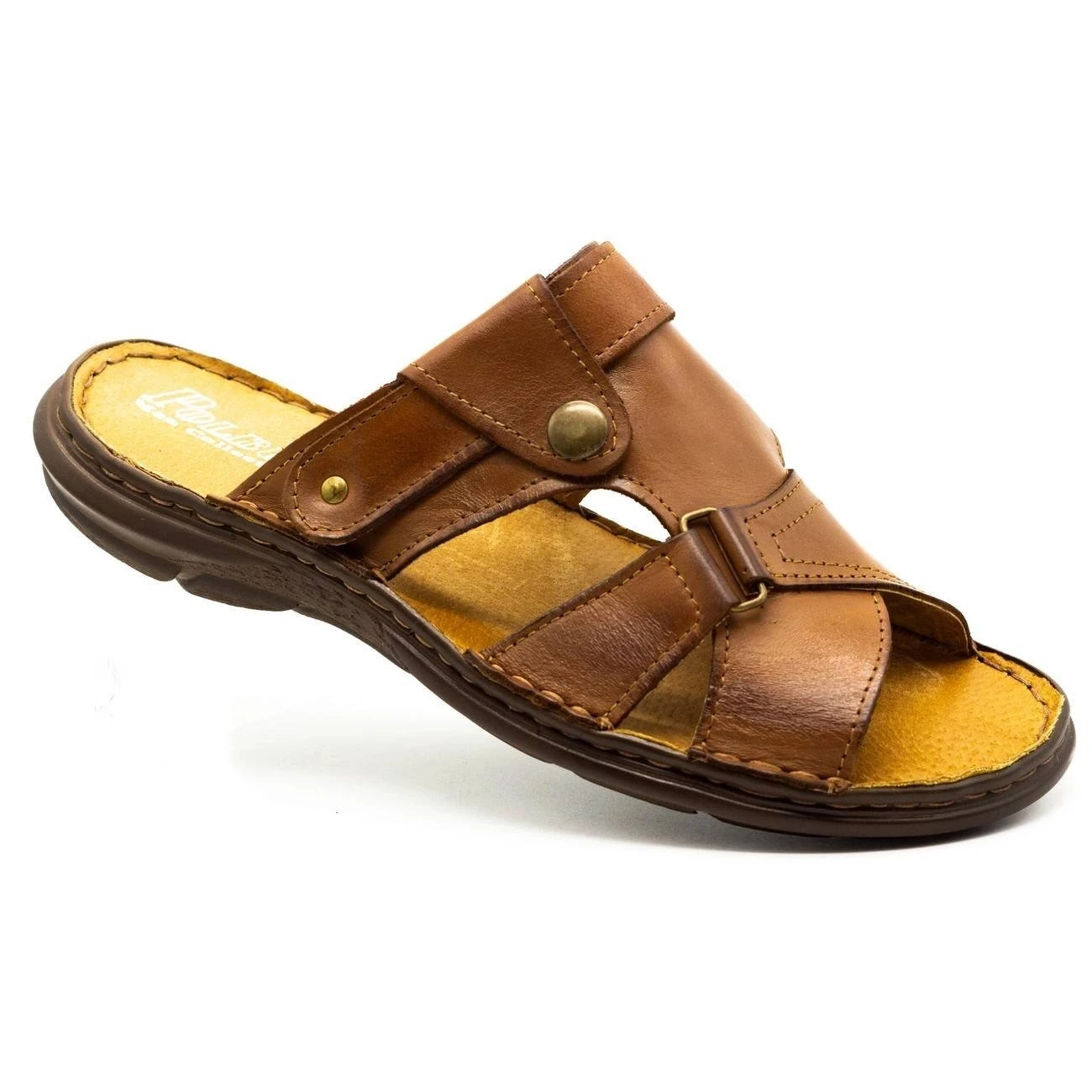 Polbut Chaussons Homme 024 Camel Brun – Image 4