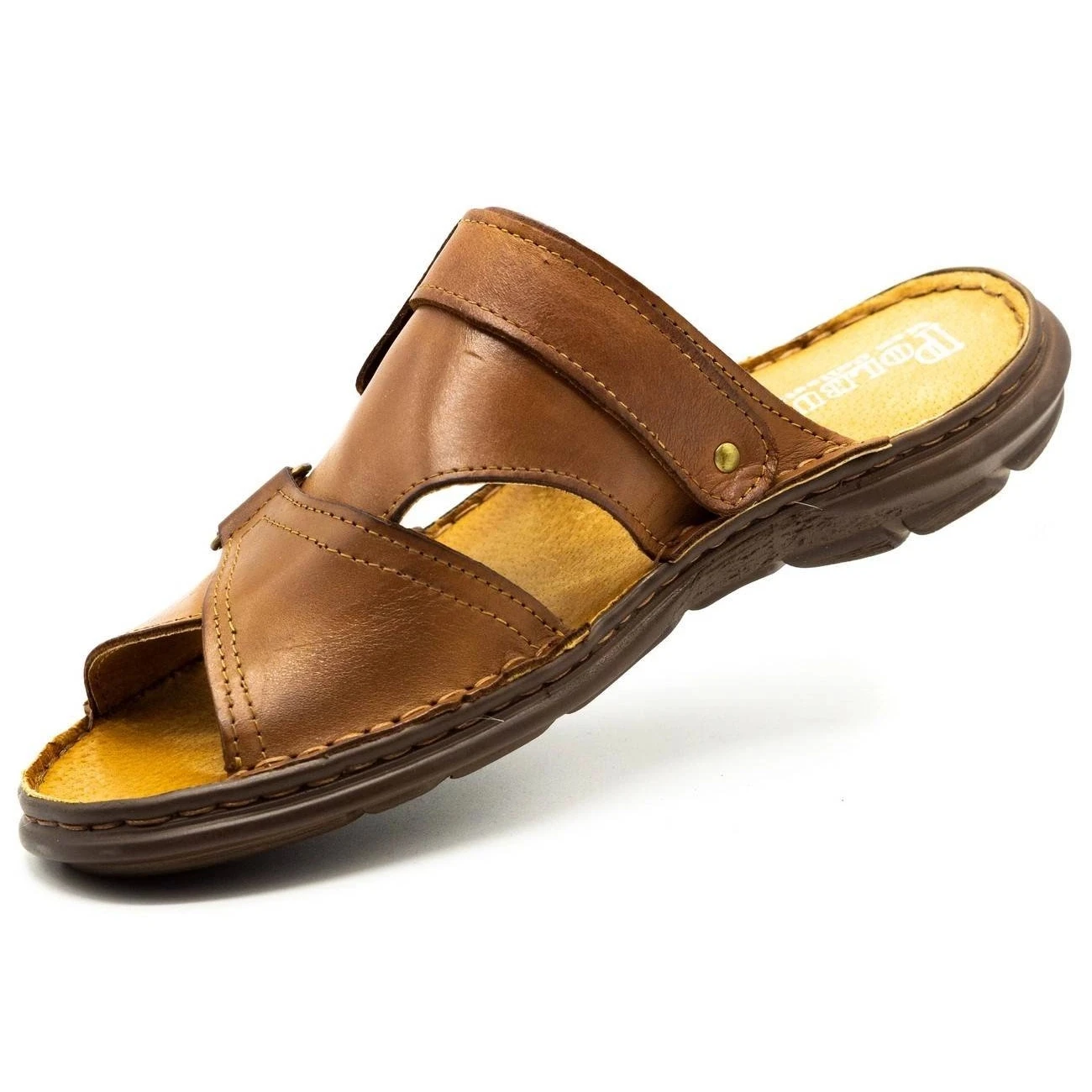 Polbut Chaussons Homme 024 Camel Brun – Image 5