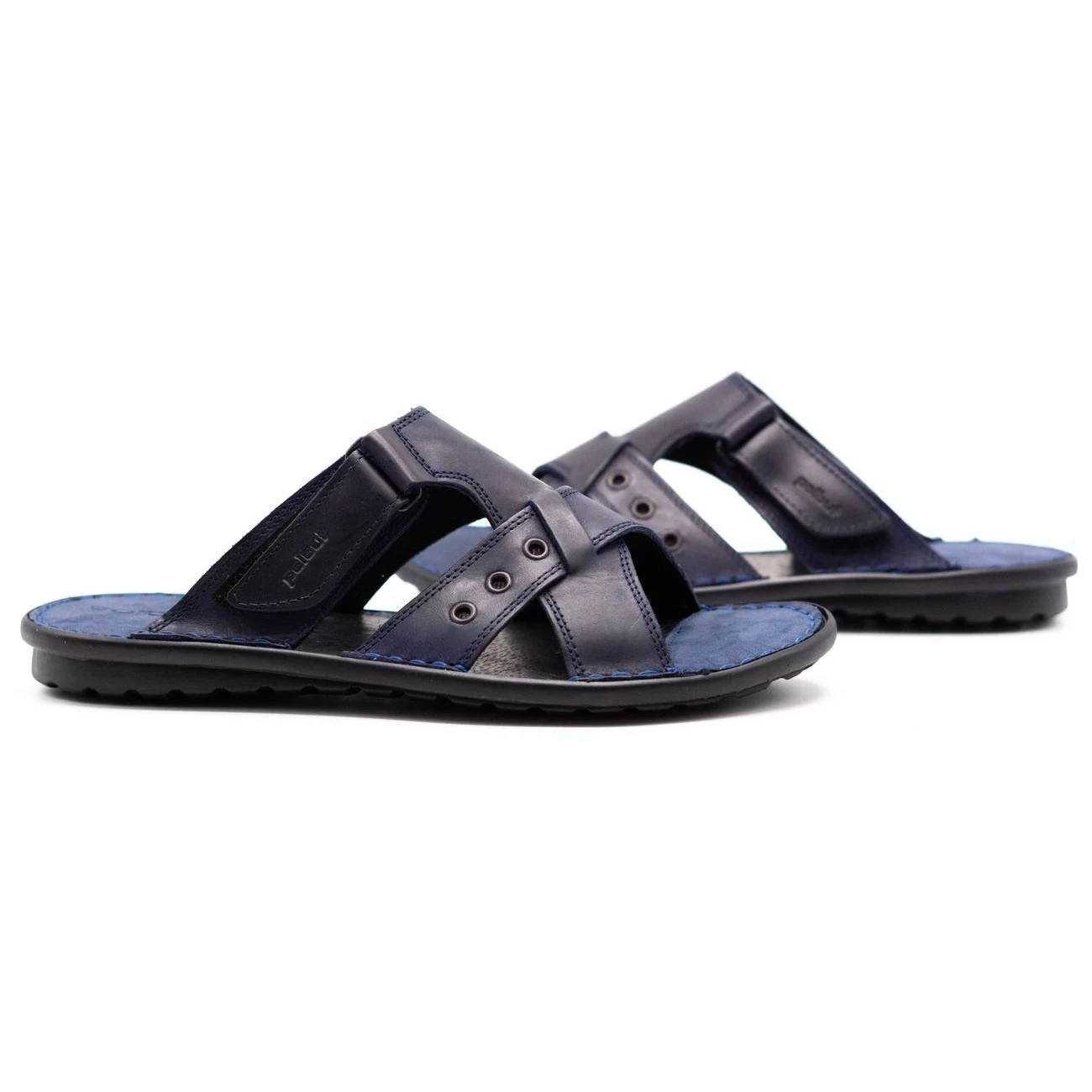 Polbut Chaussons Homme SA05 Bleu Marine Foncé – Image 6