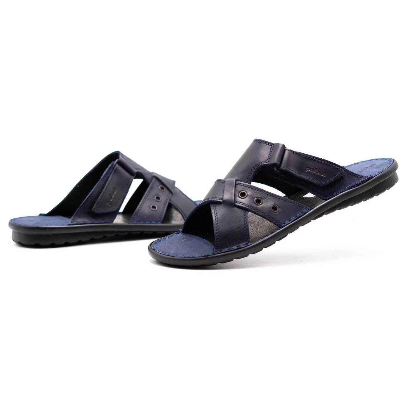 Polbut Chaussons Homme SA05 Bleu Marine Foncé – Image 7