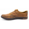 Polbut Chaussures Casual En Cuir Pour Hommes 2102 Camel Brun