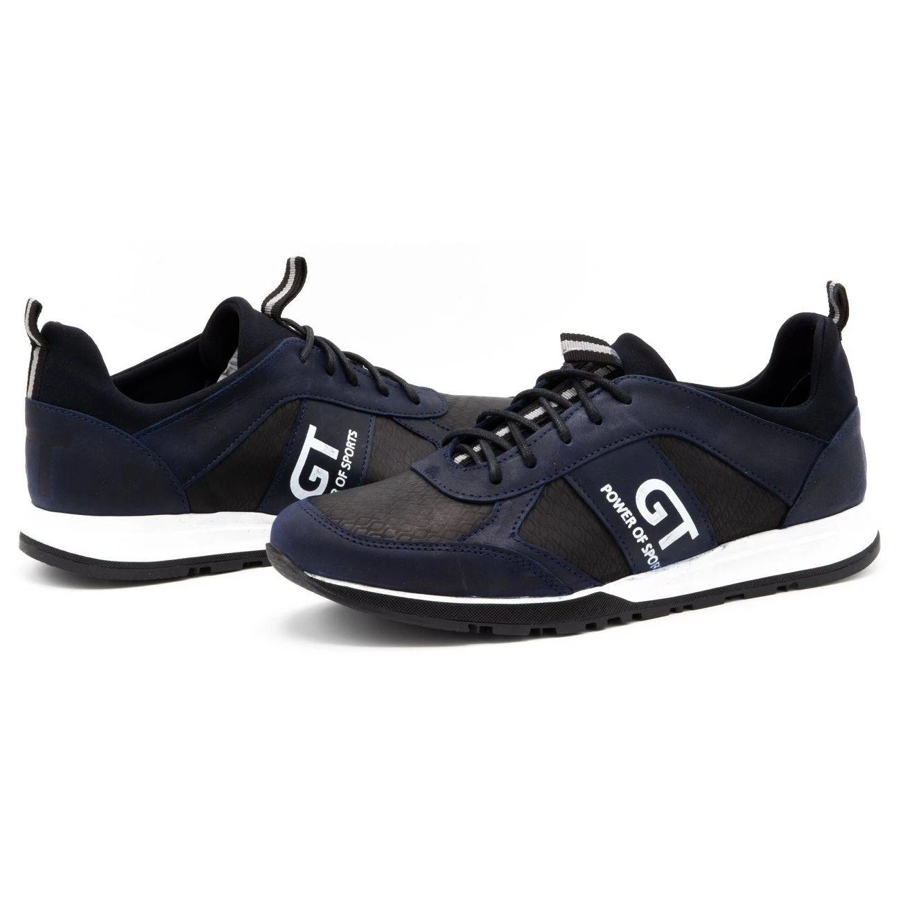 Polbut Chaussures Casual En Cuir Pour Hommes 2111PLB Bleu Marine – Image 6