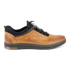 Polbut Chaussures Casual En Cuir Rouge K24 Jaune
