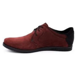 Polbut Chaussures Cuir Homme 2103 Bordeaux Rouge